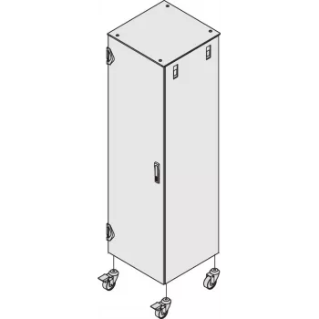 Schroff 23130077 ruedas giratorias, 2 con freno, 400 kg