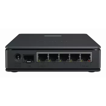 Router MikroTik hAP ax S — Doble banda 2,4/5 GHz, 1800 Mbit/s, 5x Ethernet (incl. 2,5G), PoE, negro