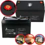 Acumulador Extralink AGM 12V 100Ah sin mantenimiento