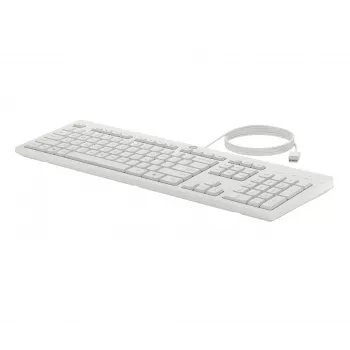 HP 225 G2 Combo de ratón y teclado con cable USB, tecla Copilot – Cashmere White – ESTONIO