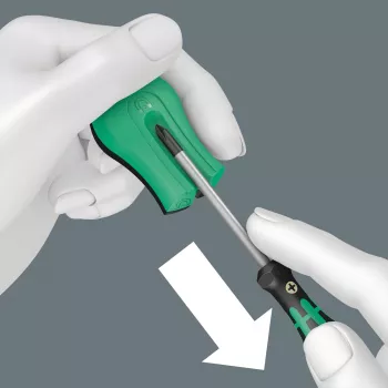 Magnetizador/desmagnetizador no eléctrico Wera 05033404001 negro verde