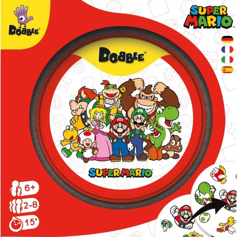 Dobble Super Mario, juego de cartas