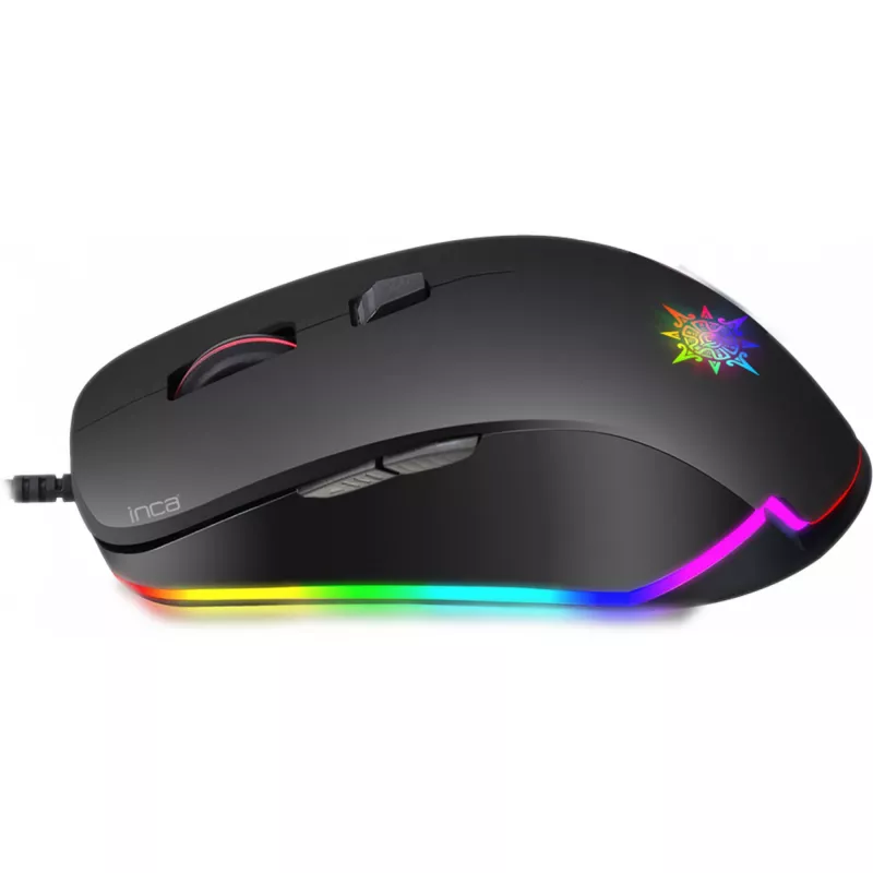 Ratón gaming INCA IMG-327 4800 DPI. RGB. 6 botones. USB. SW retail