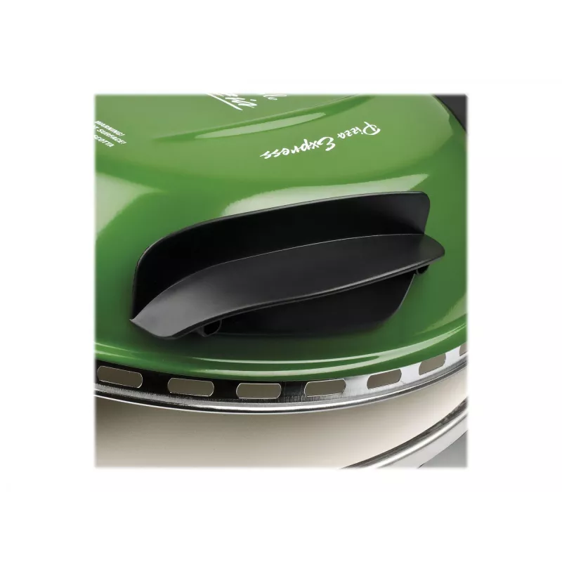 Delizia Horno de pizza G1000603 (Verde, 1.200 vatios, para pizza Ø 31 cm)
