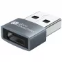 Good Connections adaptador USB 2.0 conector macho A a conector hembra USB-C carcasa de aluminio gris (USB-AD203)