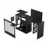 Caja PC Fractal Design Focus 2 RGB Tempered Glass Mid Tower ATX - negra