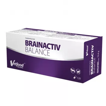 Vetfood Brainactiv Balance complemento alimenticio para perros y gatos, 120 cápsulas
