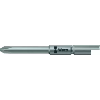Punta de destornillador Wera 851/9 C PH 0 — acero para herramientas templado, 1 unidad
