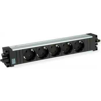 Bachmann STEP ALU 906.19145 regleta, 5x tomas CEE 7/3, GST18