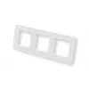 eQ-3 Homematic IP 162147A1 Marco de cristal, triple, blanco