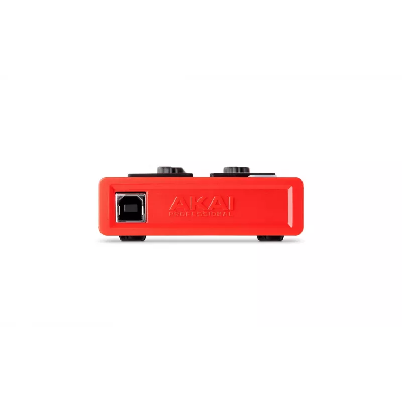 Teclado MIDI Akai LPD8 MKII 8 teclas USB negro, rojo