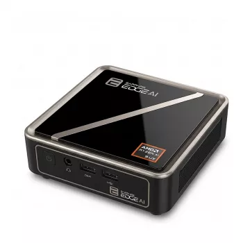 Mini PC barebone Sapphire EDGE AI 370 4H020-02-40G con AMD Ryzen AI HX 9 370 y AMD Radeon 890M