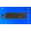 Savio KB-03 Teclado y ratón incluidos Home/Office USB QWERTY US Inglés Negro