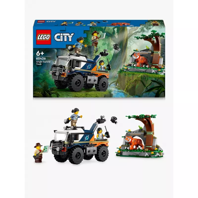 LEGO City 60426 Camión todoterreno de exploración de la jungla