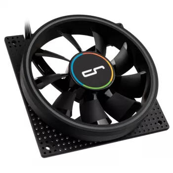 Ventilador Cryorig Crona S 120 mm negro — 400–1700 RPM, 16,5–29,7 dB, 60.6 CFM, 2.65 mmH₂O