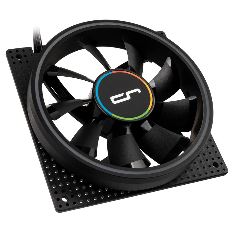 Cryorig Crona S CR-XRS1 ventilador PWM, ARGB, 120 mm, negro