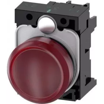 Piloto de señalización plano Siemens rojo 24 V/AC, 24 V/DC SIRIUS ACT 3SU1102-6AA20-1AA0 1 ud. (3SU1102-6AA20-1AA0)