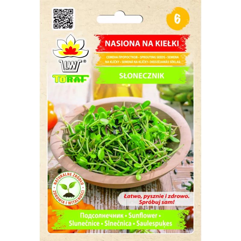 Pipas de girasol negras PNOS para germinar, paquete de 20 g