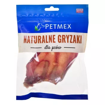Snack masticable para perros PETMEX Oreja de cerdo 40 g — oreja de cerdo natural masticable para la higiene dental de perros medianos y grandes