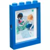 LEGO Marco de fotos PICTURE FRAME, (An)191 x (Al)268 mm, azul de plástico ABS, con 4 tacos, apilable, compatible con - 1 unidad (41131731)