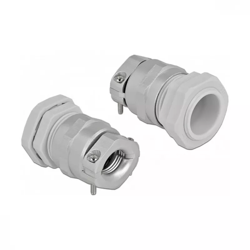 Prensaestopas DeLOCK 60360 Gris Metal Plástico 1 ud.