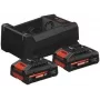 Bosch 2x EXBA18V-40+ GAL 12V/18V-80 1600A0373J batería de herramienta y cargador 18 V 4 (1600A0373J)