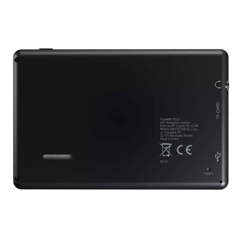 Navegador GPS para coche MODECOM FreeWAY CX 5.0, pantalla táctil de 5 pulgadas, 800x480, 8 GB de almacenamiento, 256 MB RAM, Windows CE 6.0, transmisor FM