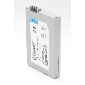 Batería Extra Digital BP-208 7,2 V 2000 mAh para cámaras Canon