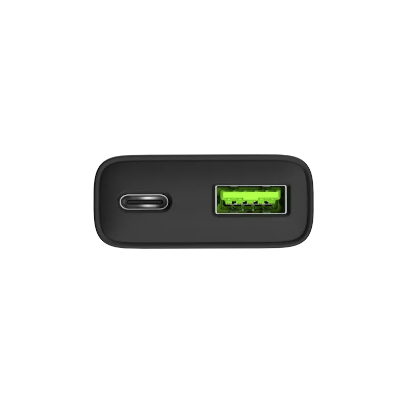 Fuente de alimentación NATEC Ribera NUC-2377 — 1×USB-A, 1×USB-C, salida 3 A