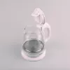 Hervidor eléctrico Maestro MR-055 blanco — 1 L, 1100 W, carcasa de cristal, retroiluminación, indicador de nivel de agua