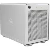 Mercury Elite Pro Quad, carcasa para discos plateada, USB 3.2 Gen 2, lista para RAID