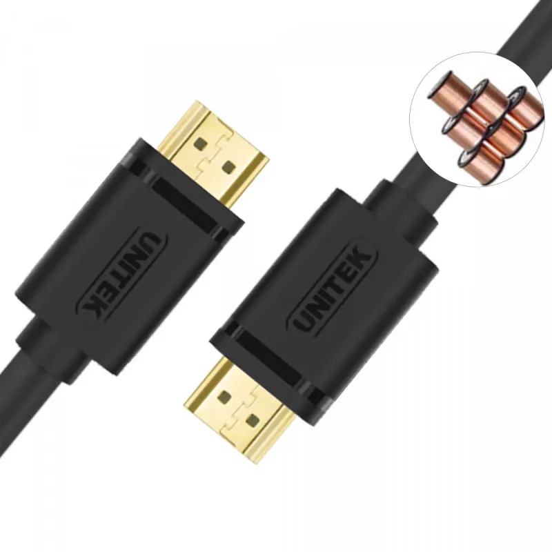 Cable HDMI UNITEK Y-C137M 1,5 m HDMI tipo A (estándar) negro