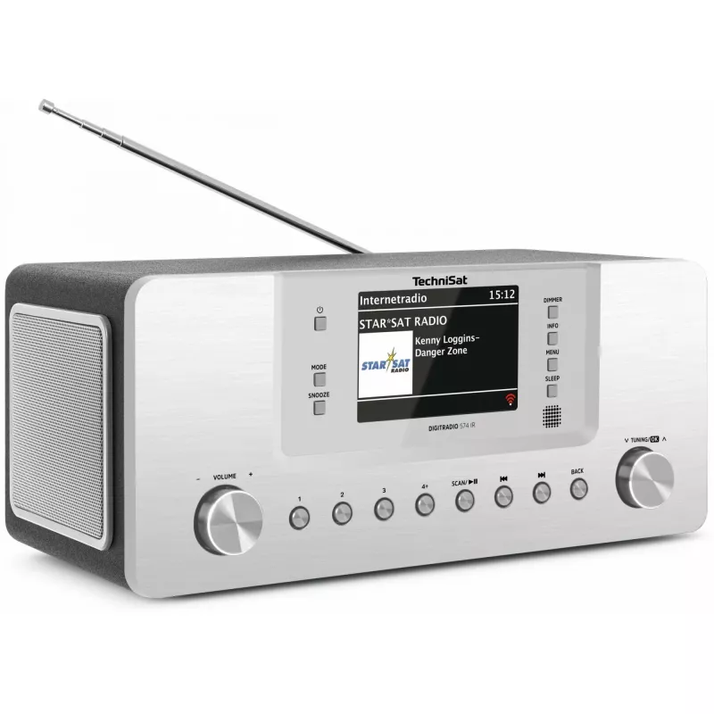 TechniSat DigitRadio 574 IR - sistema de audio - 2 x 5 vatios - plata (0001/2951)