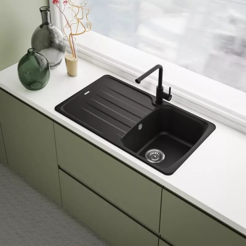 Grifo de cocina extraíble Franke Lina Black