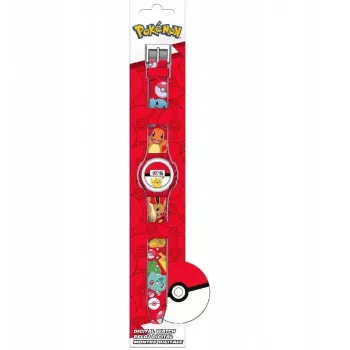 Reloj de pulsera infantil Euroswan Pokemon modelo POK4374 — reloj infantil analógico/digital
