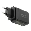 Cargador de pared Tellur TLL151451 65W, 3 puertos (2x USB-C, 1x USB-A)
