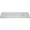 Logitech Master Series MX Keys S para Mac - Teclado - Formato completo - retroiluminado - inalámbrico - Bluetooth LE - AZERTY - Francés - Gris claro (920-011626)