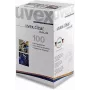 Paños de limpieza UVEX 9963005 — pack de 100 uds. para el cuidado de equipos de protección y dispositivos