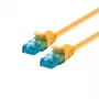 Cable de red LOGON TCU55U0015Y Cat5e U/UTP (UTP) amarillo 1,5 m RJ-45 a RJ-45