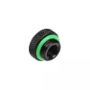 Racor BitsPower BP-MBWP-C06V2 — conector de refrigeración líquida de latón negro, 18×18×10 mm