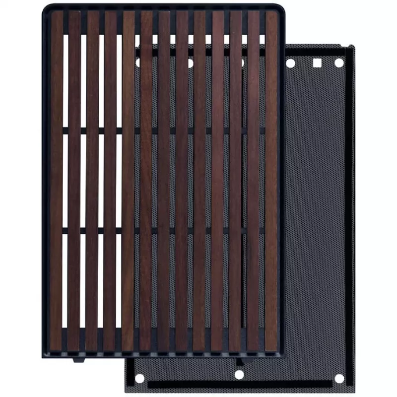 Panel frontal Lian Li DAN Cases A3-mATX Wood Edition, nogal / negro