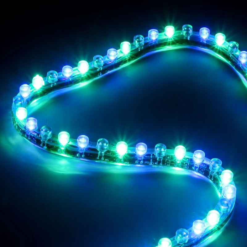 Tira LED universal Lamptron FlexLight Multi, multicolor, alimentación DC, ancho 70 mm
