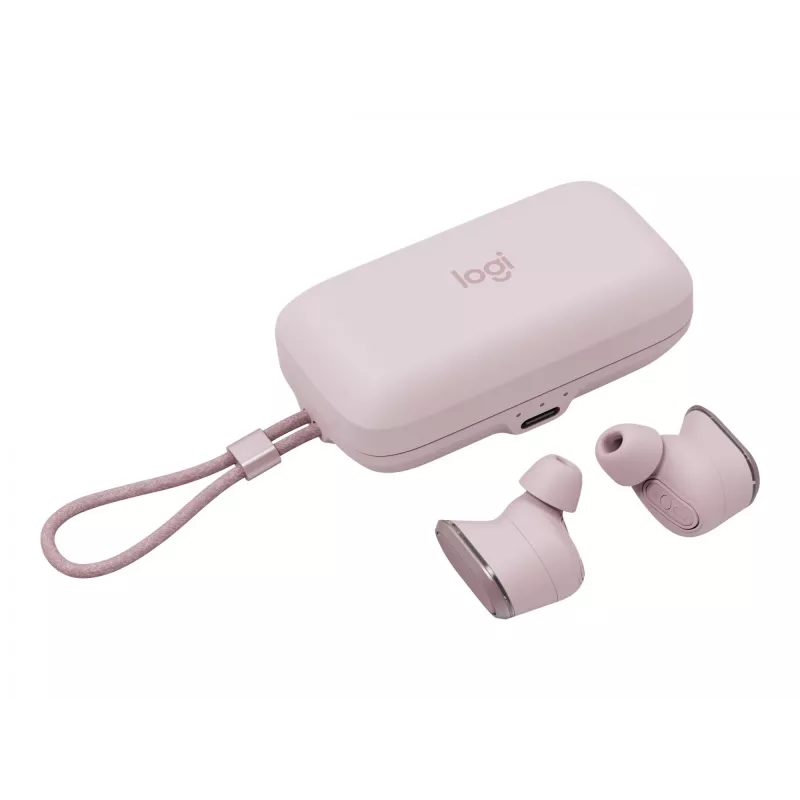 Logitech Zone True Wireless, Auriculares in-ear, ANC, Rosé, rosa, In-ear, Bluetooth, 985-001090