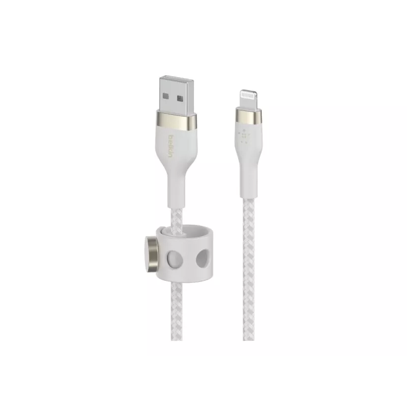 Belkin BOOST CHARGE - cable Lightning - USB macho a Lightning macho - 3 m - blanco - para Apple iPad/iPhone/iPod (Lightning)