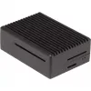 Carcasa de aluminio para Raspberry Pi 4 B (negra (mate))