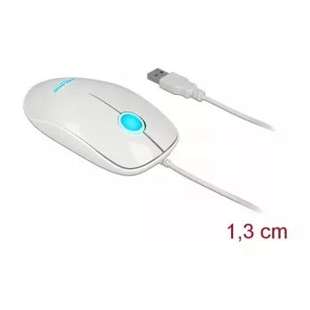 Ratón DeLOCK 12537 USB Type-A óptico 1200 DPI