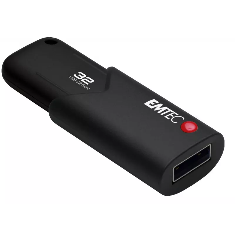 Memoria USB EMTEC B120 Click Secure 32 GB USB Type-A 3.2 Gen 2 (3.1 Gen 2) negra