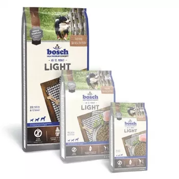Pienso seco para perros Bosch LIGHT 12,5 kg — adulto, pollo, 20 % proteína, 6 % grasa, apoyo articular, dieta veterinaria