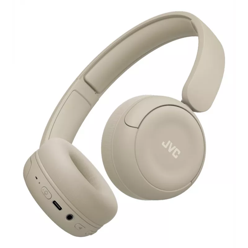 Auriculares JVC HA-S59W con cable e inalámbricos diadema música/diario USB Type-C Bluetooth beige