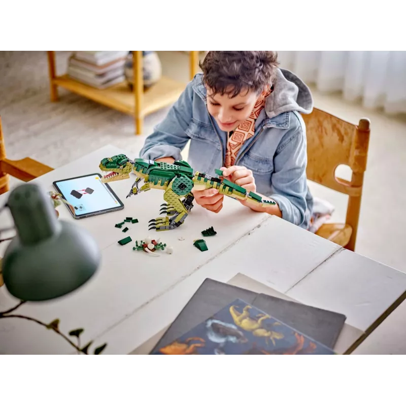 Juguete de construcción LEGO Creator 3 en 1 T.Rex, set de construcción, 626 piezas, 150 mm de altura, edad 9+